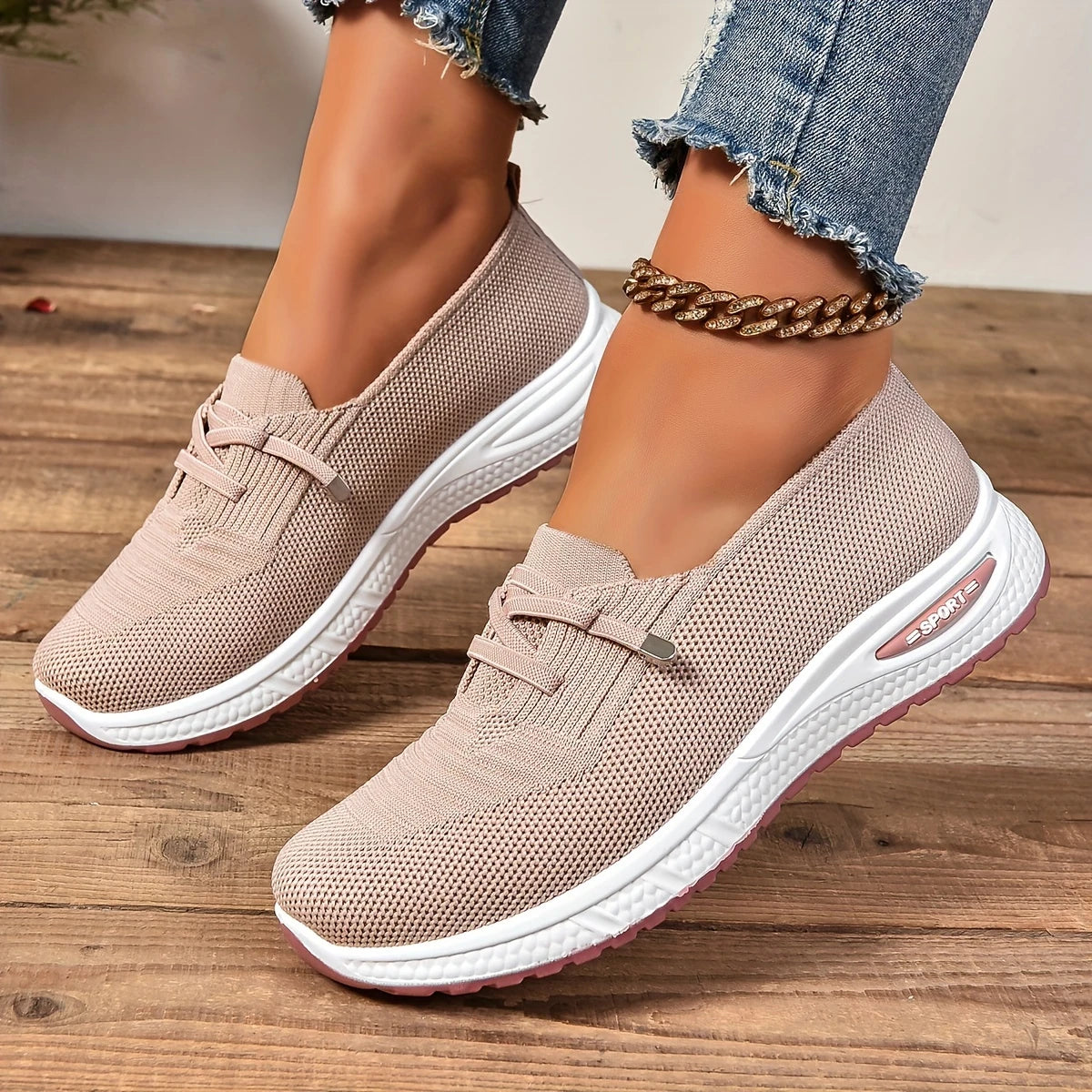 🔥Best Seller-Last Day Sale 50% OFF🔥 Women's Casual Breathable Sneakers – Lace-Up, Low-Top, Comfortable