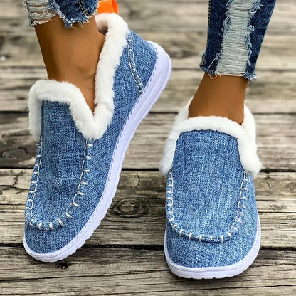 💥Hot Special Discount 50% OFF💥 Cozy Winter Women’s Slip-On Loafers – Orthopedic Soft Sole