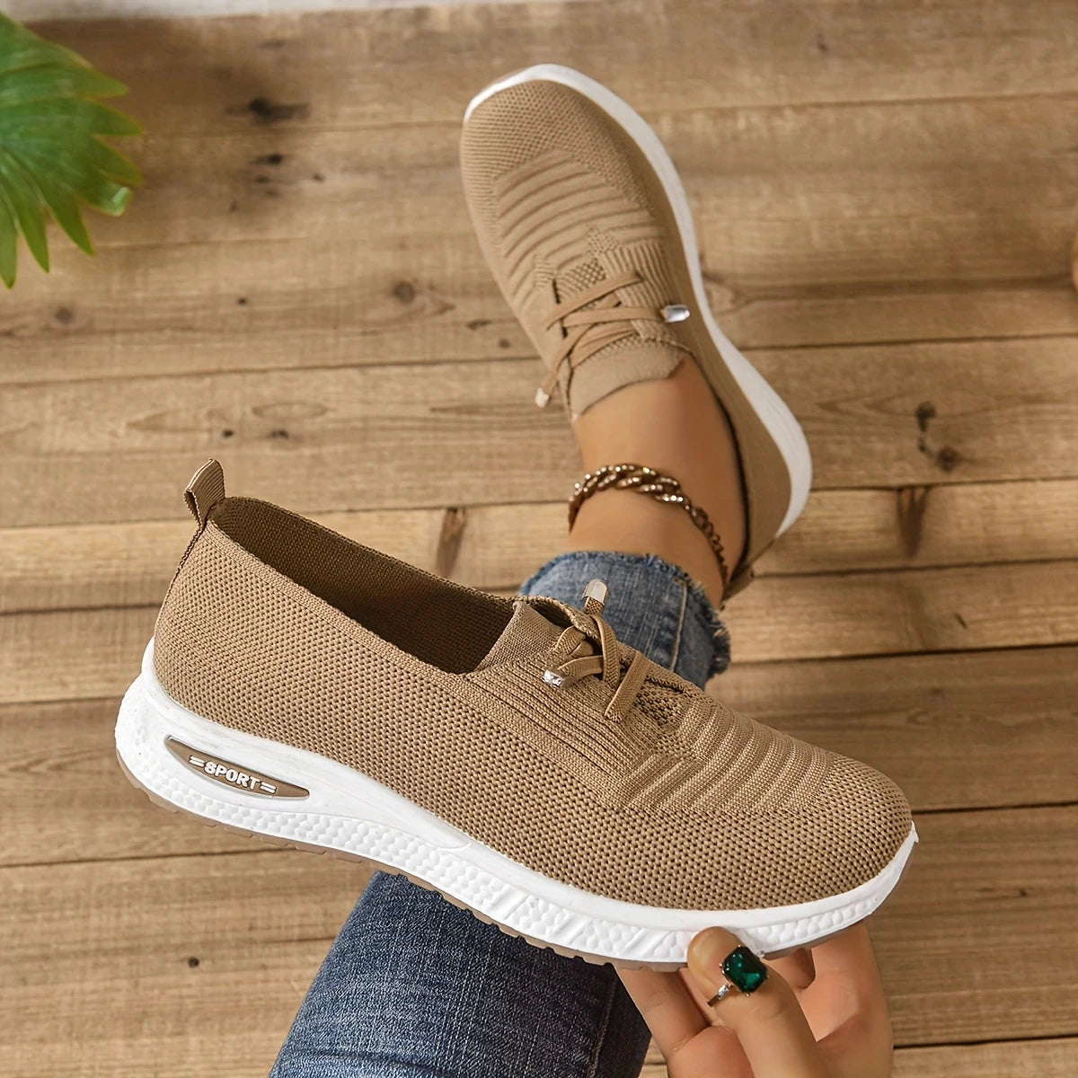 🔥Best Seller-Last Day Sale 50% OFF🔥 Women's Casual Breathable Sneakers – Lace-Up, Low-Top, Comfortable
