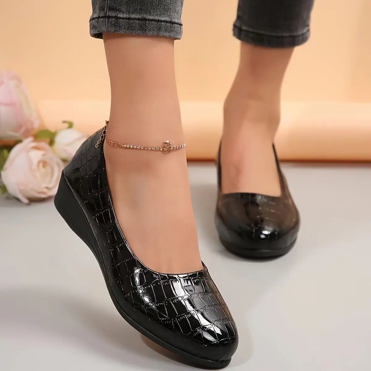 Orthopedic leather shoes, Lightweight, Anti-Slip, Breathable for Women