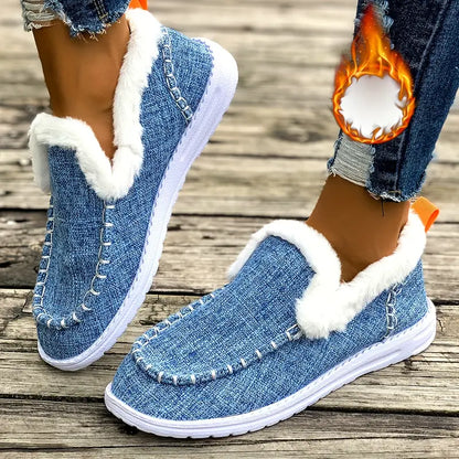 💥Hot Special Discount 50% OFF💥 Cozy Winter Women’s Slip-On Loafers – Orthopedic Soft Sole