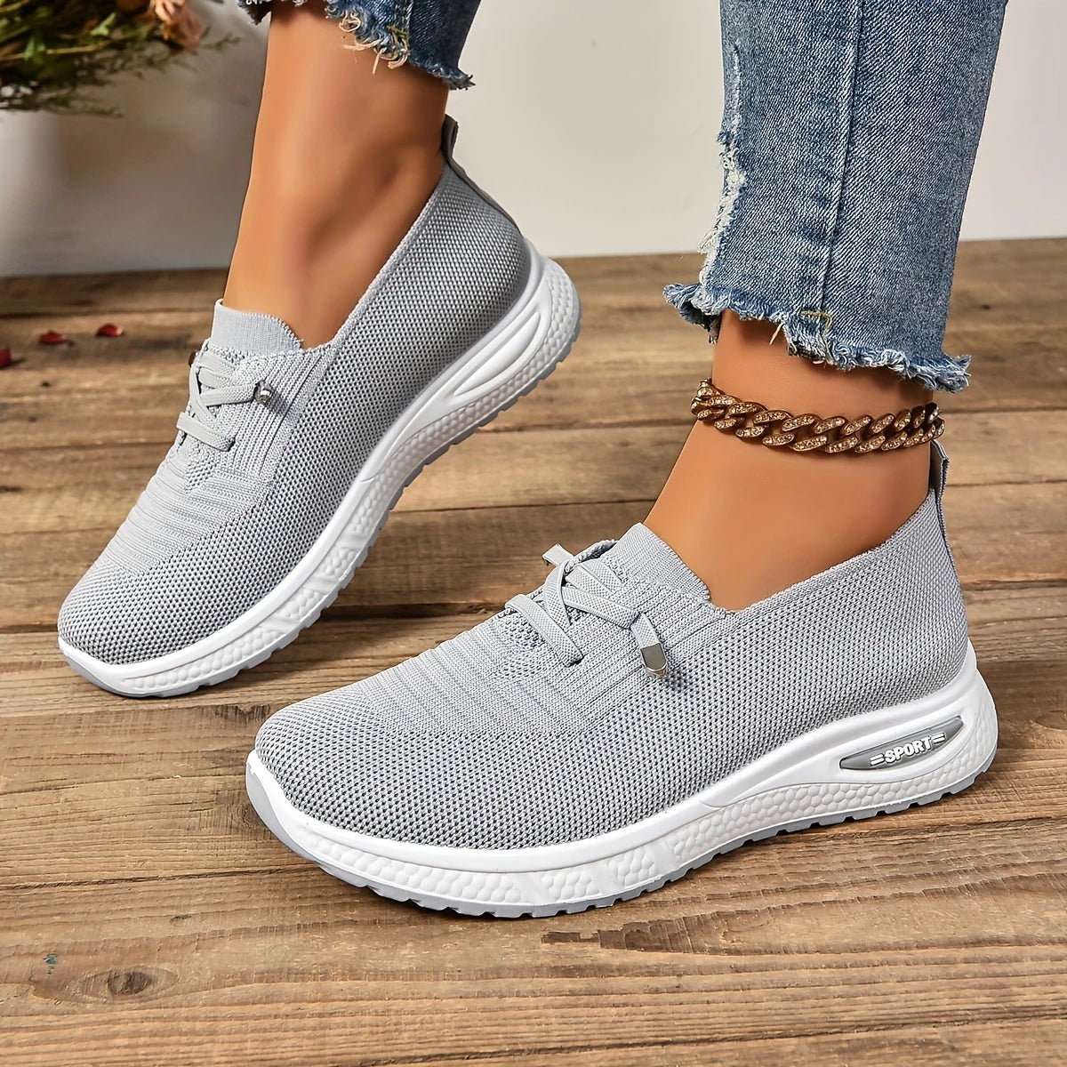 🔥Best Seller-Last Day Sale 50% OFF🔥 Women's Casual Breathable Sneakers – Lace-Up, Low-Top, Comfortable