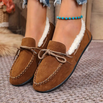 🔥LAST DAY 50% OFF🔥 Women’s Comfort Slip-On Loafers, Soft Sole & Warm Cozy Feel