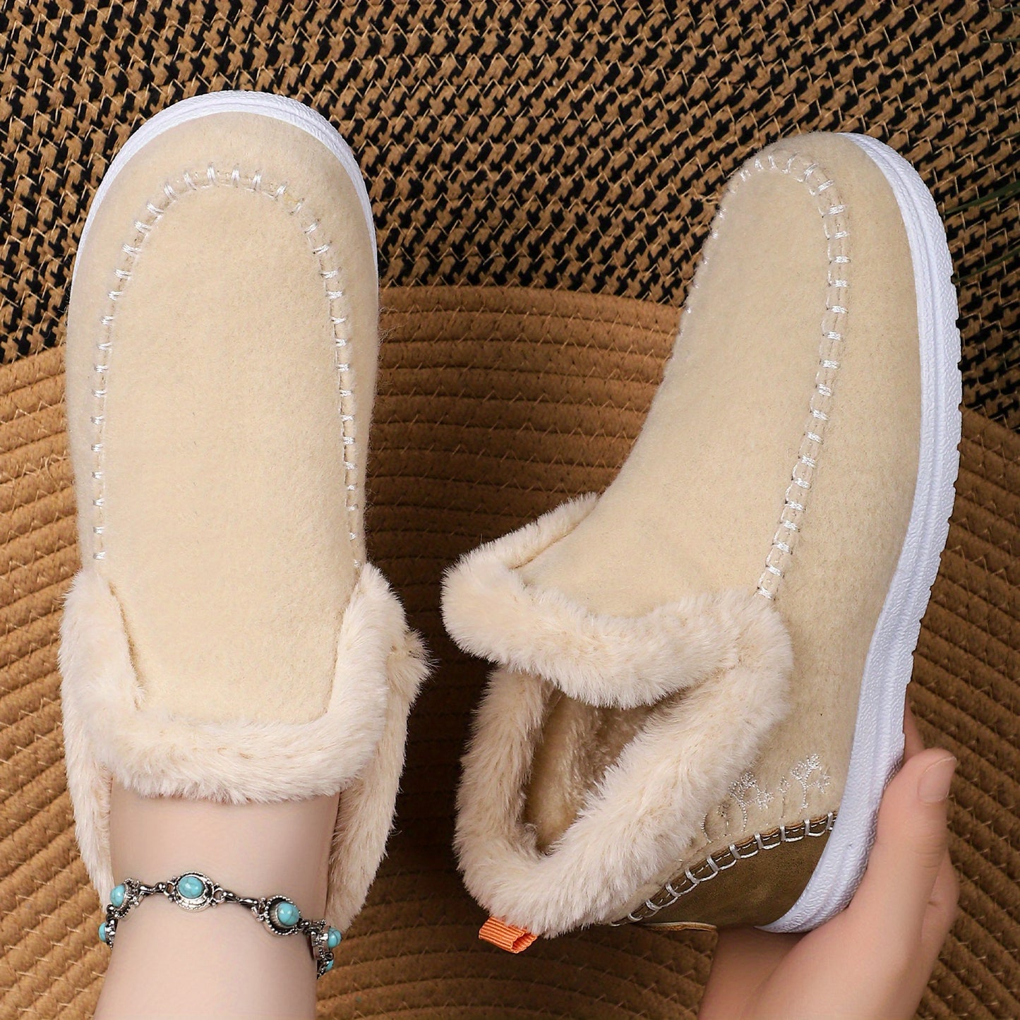 CozyStep™ Orthopedic Fleece Slip-On Boots