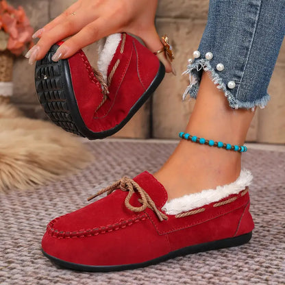 🔥LAST DAY 50% OFF🔥 Women’s Comfort Slip-On Loafers, Soft Sole & Warm Cozy Feel