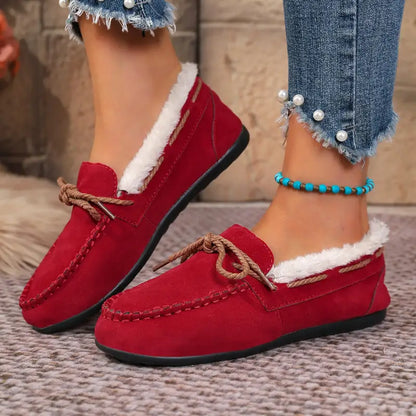 🔥LAST DAY 50% OFF🔥 Women’s Comfort Slip-On Loafers, Soft Sole & Warm Cozy Feel