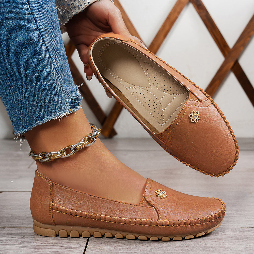 🔥Best Seller-Last Day Sale 50% OFF🔥 Orthopedic leather shoes, Lightweight, Anti-Slip, Breathable for Women