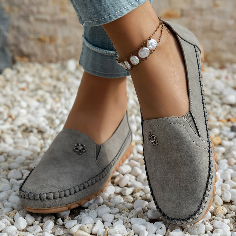 Orthopedic leather shoes, Lightweight, Anti-Slip, Breathable for Women