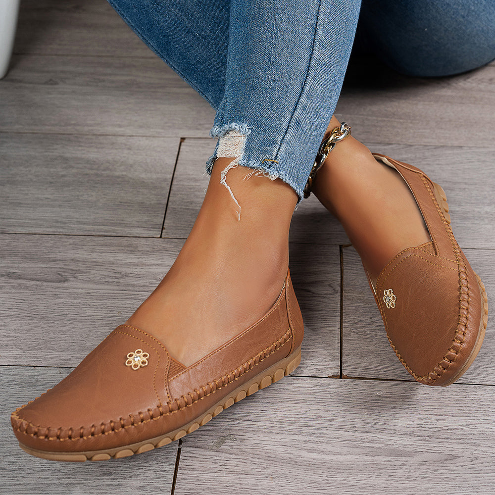 🔥Best Seller-Last Day Sale 50% OFF🔥 Orthopedic leather shoes, Lightweight, Anti-Slip, Breathable for Women