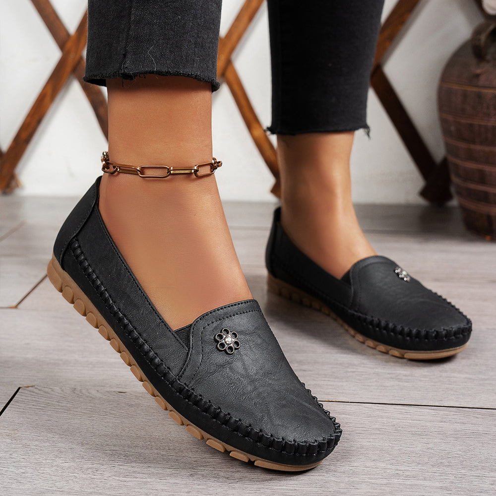🔥Best Seller-Last Day Sale 50% OFF🔥 Orthopedic leather shoes, Lightweight, Anti-Slip, Breathable for Women