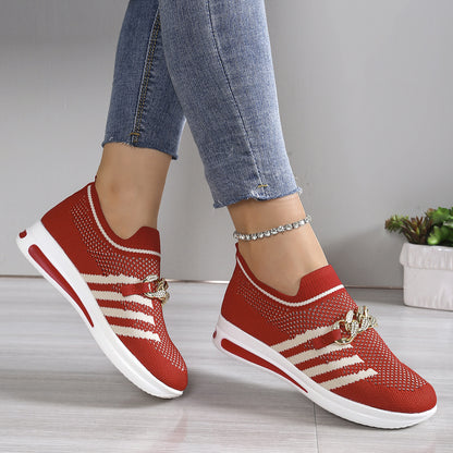 Women's Mesh Slip-Ons – Ergonomic, Non-Slip, Plus Size