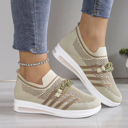 Women's Mesh Slip-Ons – Ergonomic, Non-Slip, Plus Size
