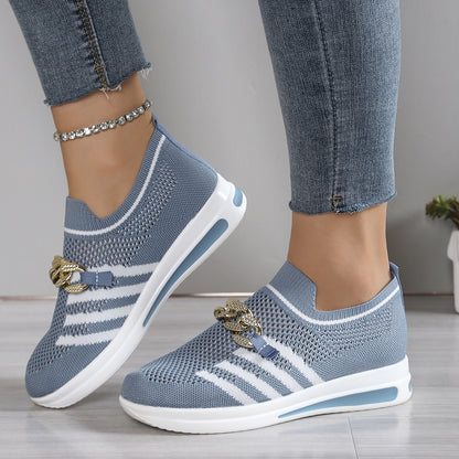 Women's Mesh Slip-Ons – Ergonomic, Non-Slip, Plus Size
