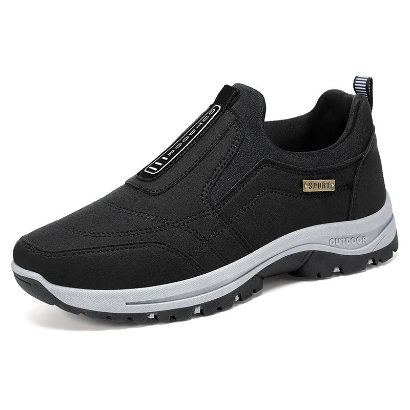 Men's Wide Comfort Sneakers with Arch Support & Shock Absorption