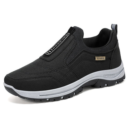 Men's Wide Comfort Sneakers with Arch Support & Shock Absorption