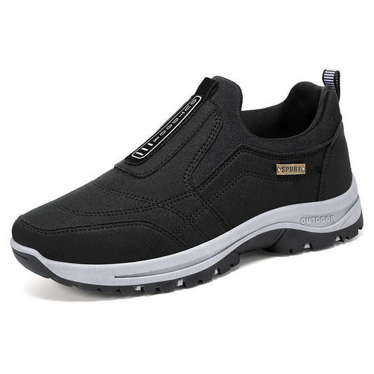 Men's Wide Comfort Sneakers with Arch Support & Shock Absorption