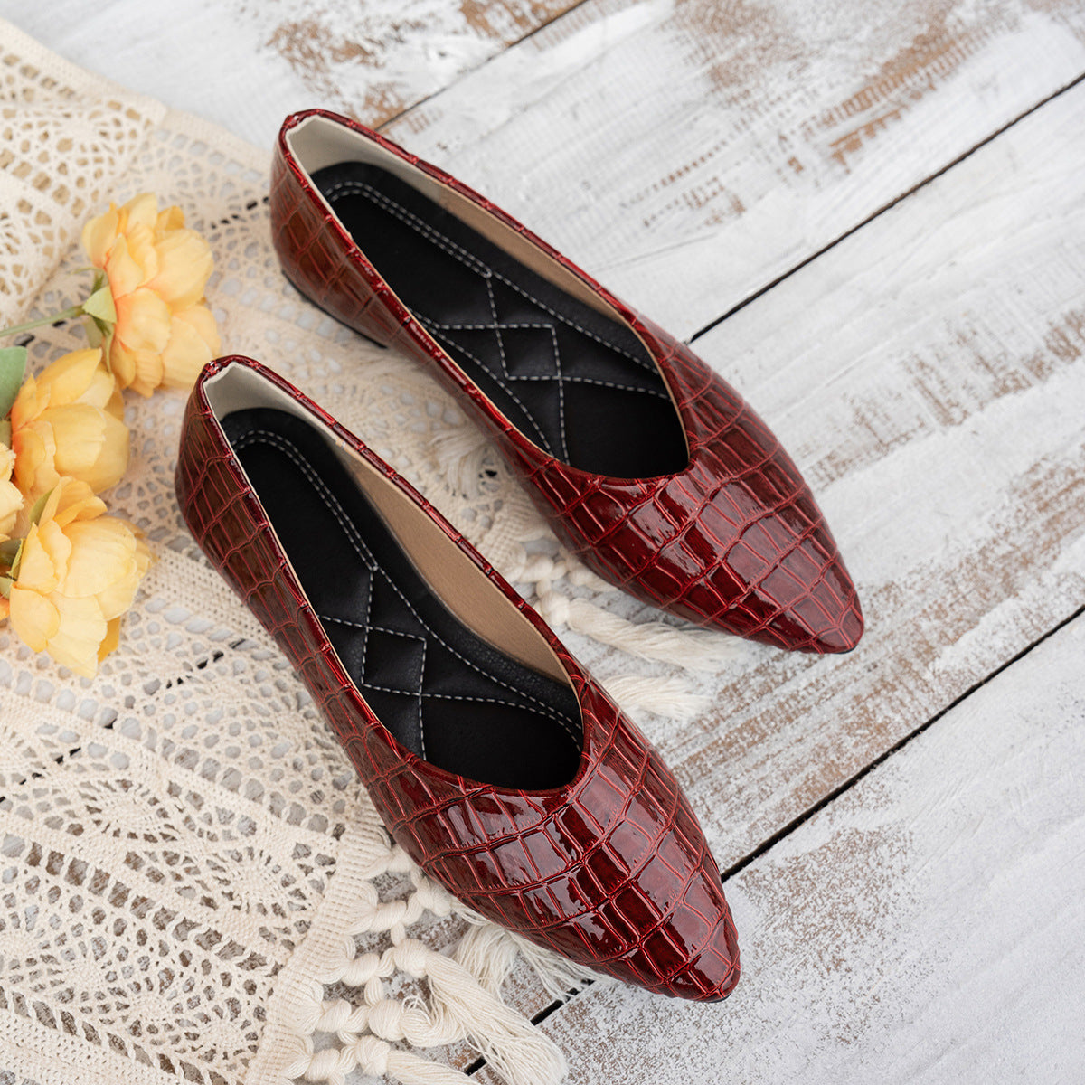 Orthopedic leather shoes, Lightweight, Anti-Slip, Breathable for Women