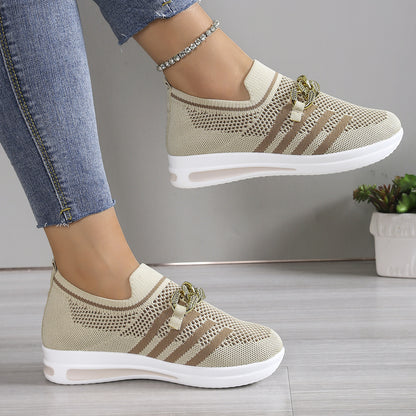 Women's Mesh Slip-Ons – Ergonomic, Non-Slip, Plus Size