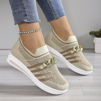 Women's Mesh Slip-Ons – Ergonomic, Non-Slip, Plus Size