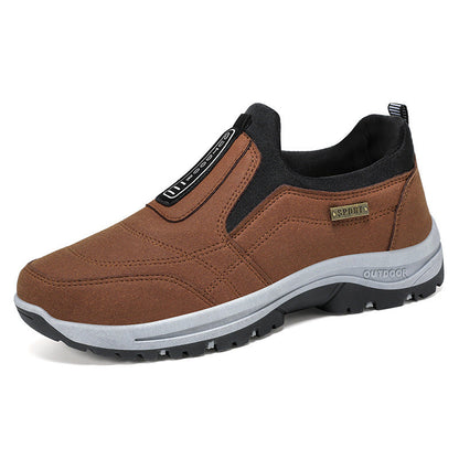 Men's Wide Comfort Sneakers with Arch Support & Shock Absorption