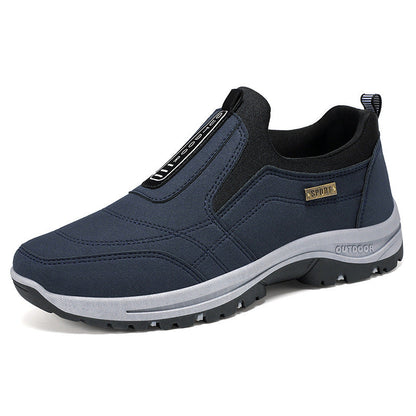 Men's Wide Comfort Sneakers with Arch Support & Shock Absorption
