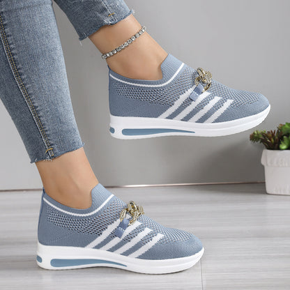 Women's Mesh Slip-Ons – Ergonomic, Non-Slip, Plus Size