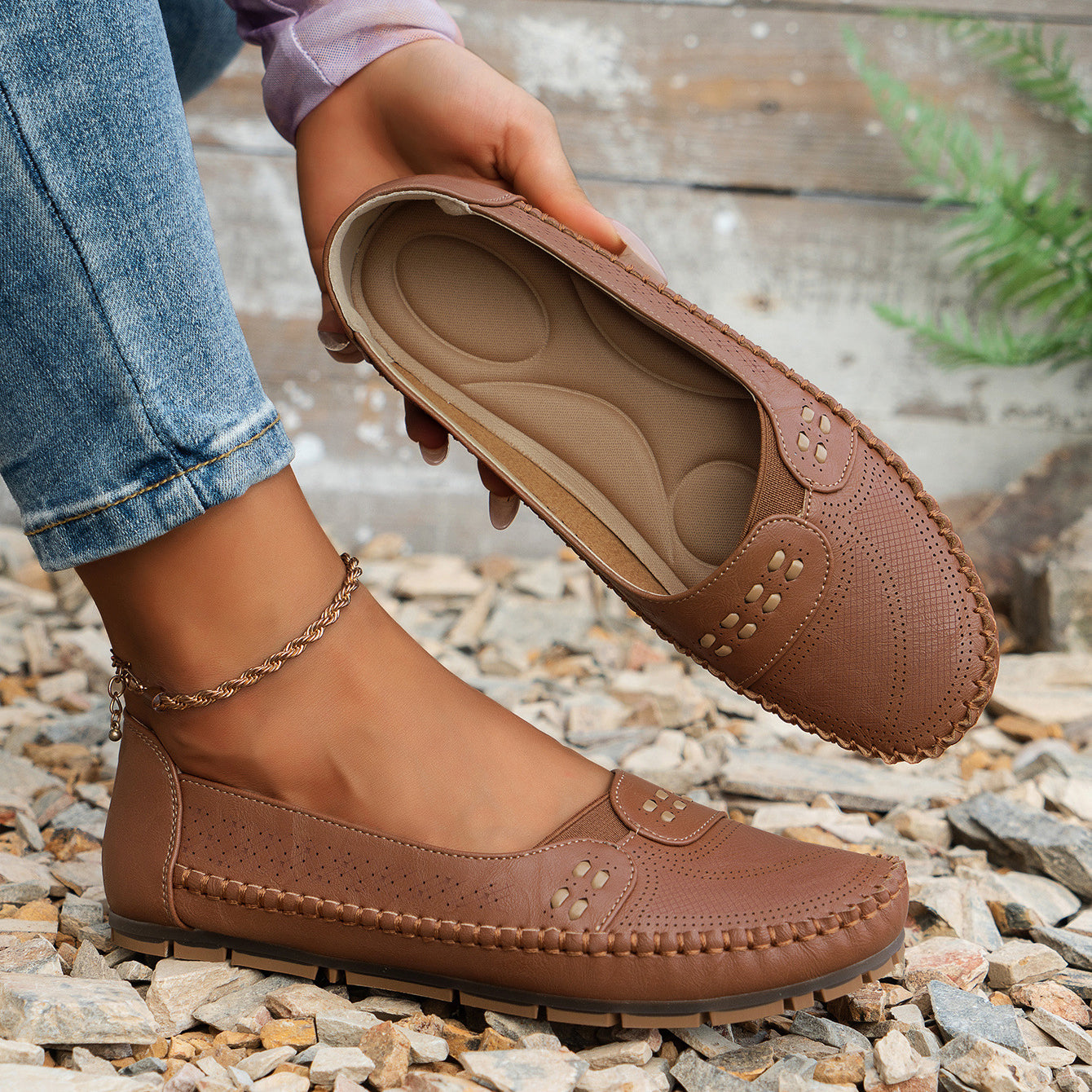 Women's Flat Orthopedic Shoes, Lightweight, Anti-Slip, Breathable
