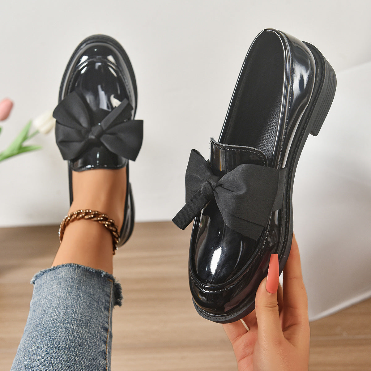 🔥LAST DAY 50% OFF🔥 Women's anti-slip round toe slip-on loafers