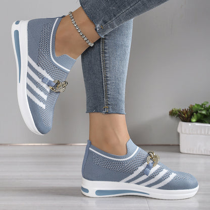 Women's Mesh Slip-Ons – Ergonomic, Non-Slip, Plus Size