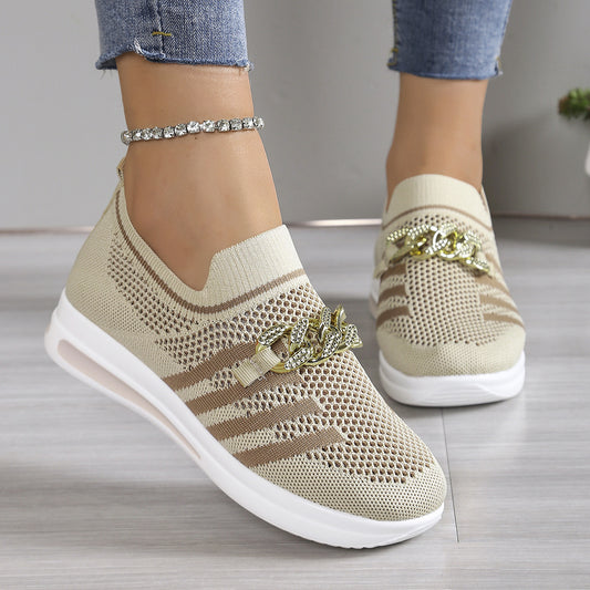 Women's Mesh Slip-Ons – Ergonomic, Non-Slip, Plus Size