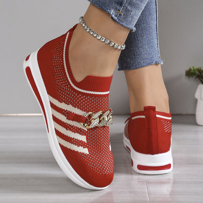 Women's Mesh Slip-Ons – Ergonomic, Non-Slip, Plus Size