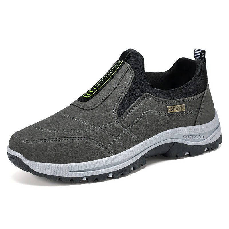 Men's Wide Comfort Sneakers with Arch Support & Shock Absorption