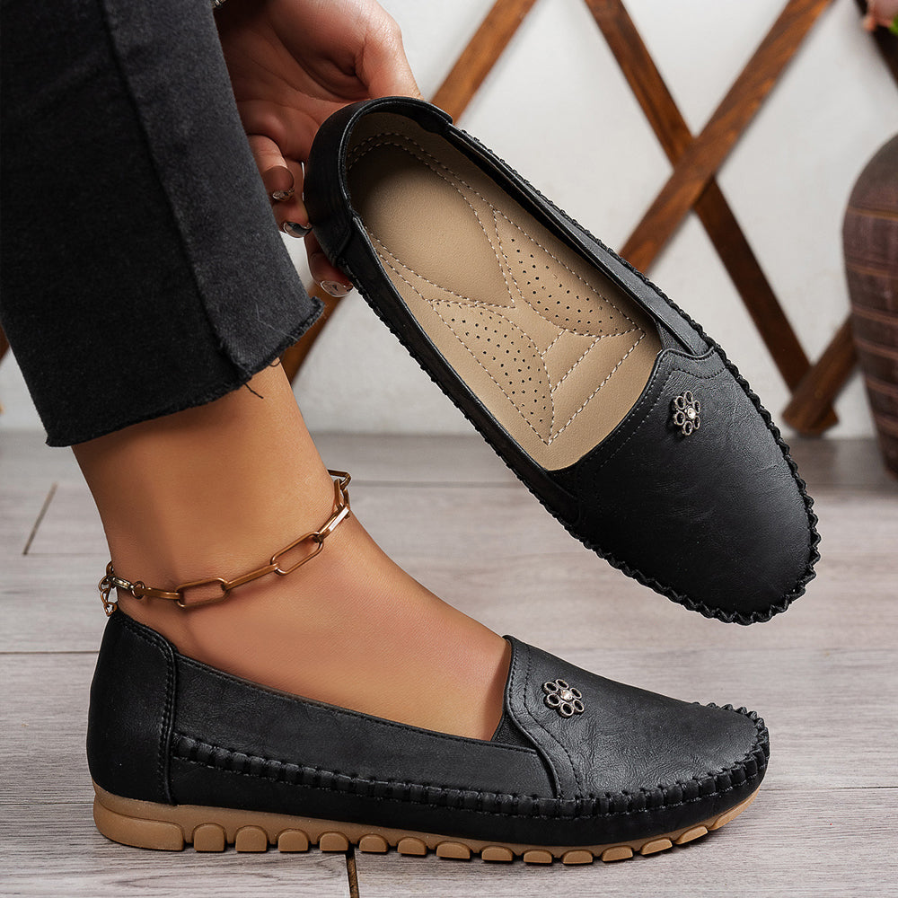 🔥Best Seller-Last Day Sale 50% OFF🔥 Orthopedic leather shoes, Lightweight, Anti-Slip, Breathable for Women