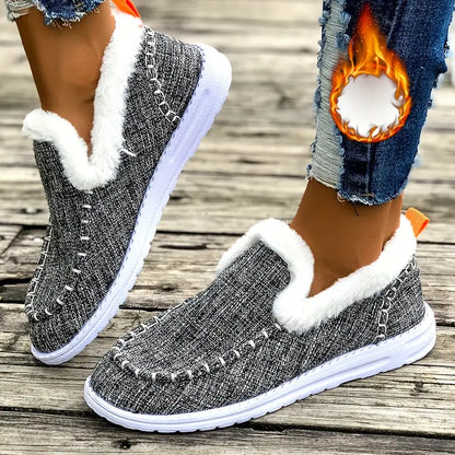 💥Hot Special Discount 50% OFF💥 Cozy Winter Women’s Slip-On Loafers – Orthopedic Soft Sole