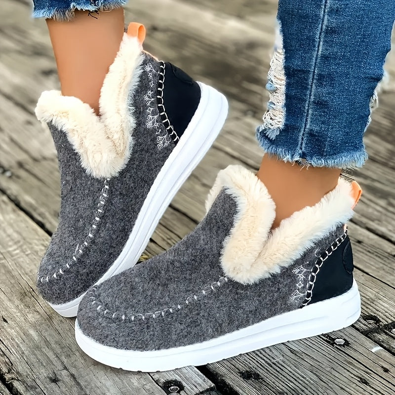 CozyStep™ Orthopedic Fleece Slip-On Boots