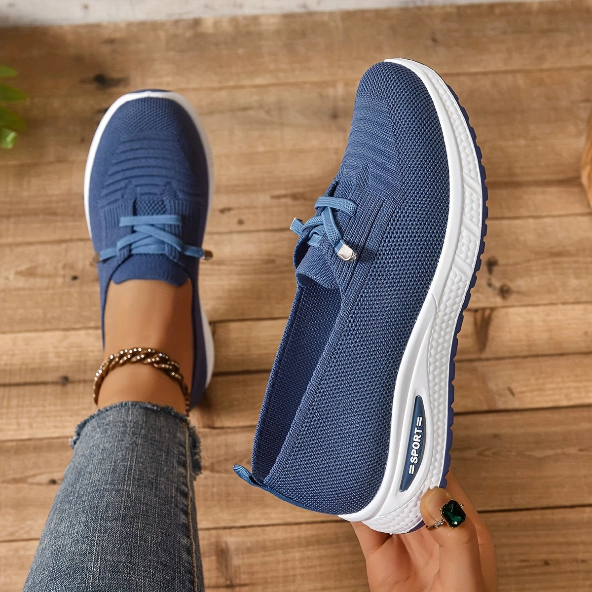 🔥Best Seller-Last Day Sale 50% OFF🔥 Women's Casual Breathable Sneakers – Lace-Up, Low-Top, Comfortable