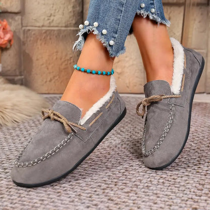 🔥LAST DAY 50% OFF🔥 Women’s Comfort Slip-On Loafers, Soft Sole & Warm Cozy Feel