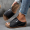 Comfortable Arch Support Slides - Women's Solid Color Sandals - Breathable