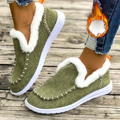 💥Hot Special Discount 50% OFF💥 Cozy Winter Women’s Slip-On Loafers – Orthopedic Soft Sole