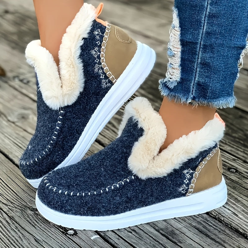 CozyStep™ Orthopedic Fleece Slip-On Boots