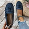 Solid Color Flat Shoes, Lightweight, Anti-Slip, Breathable, Orthopedic, Casual, Plain Toe For Women